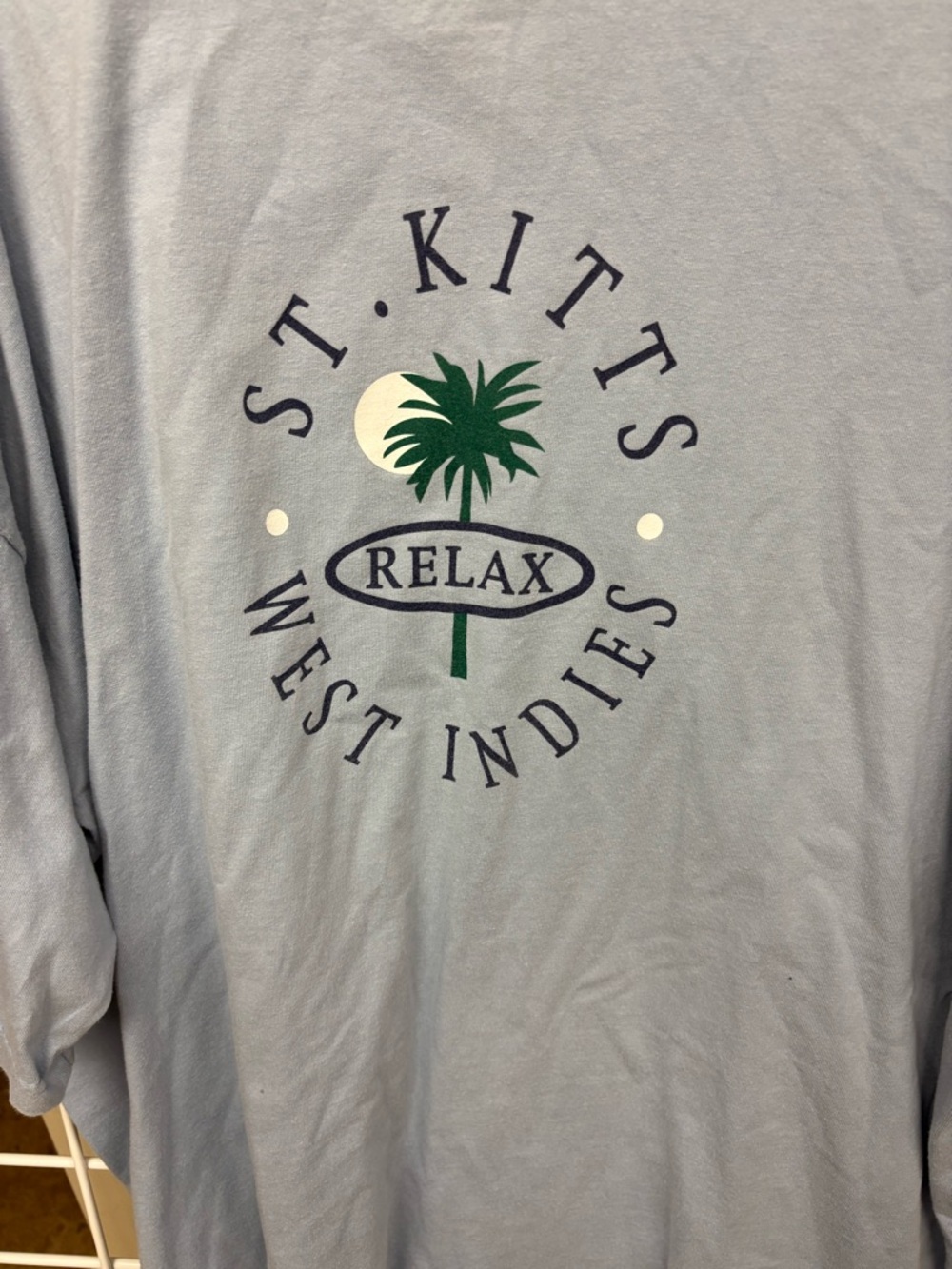 ST. Kitts West Indies long sleeve T-shirt size XXL. Cotton. EUC.